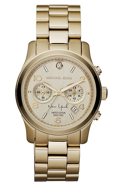 michael kors runway chronograph watch set|michael kors runway chronograph watch.